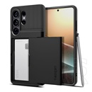 Spigen Samsung Galaxy S26 Ultra (SM-S948) slim armor cs (műanyag hátlap, kártyatartó, ütésálló, légpárnás sarok) fekete
