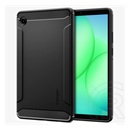Spigen Samsung Galaxy Tab A11 LTE (SM-X135)  rugged armor szilikon védő (ütésálló, légpárnás sarok, karbon minta) fekete