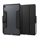 Spigen Samsung Galaxy Tab S11 5G (SM-X736B) ultra hybrid pro tok álló, bőr hatású (flip, ceruza tartó) fekete