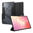 Spigen Samsung Galaxy Tab S11 Ultra WIFI (SM-X930) air skin pro tok álló, eco bőr hatású (flip, ceruza tartó) fekete