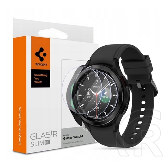 Spigen Samsung Galaxy Watch 4 Classic 42 mm (SM-R880) tr slim hd kijelzővédő üveg 3db (2.5d lekerekített szél) átlátszó