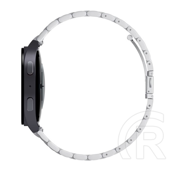Spigen Samsung Galaxy Watch 7 eSIM 44mm (SM-L315) modern fit pótszíj (egyedi méret, fém) ezüst