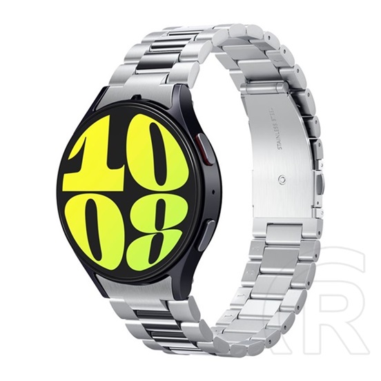 Spigen Samsung Galaxy Watch 7 eSIM 44mm (SM-L315) modern fit pótszíj (egyedi méret, fém) ezüst