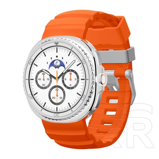 Spigen Samsung Galaxy Watch 8 40mm (SM-L320) wbs2 pótszíj (egyedi méret, szilikon, állítható) narancssárga