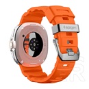 Spigen Samsung Galaxy Watch 8 40mm (SM-L320) wbs2 pótszíj (egyedi méret, szilikon, állítható) narancssárga