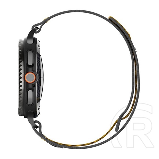 Spigen Samsung Galaxy Watch 8 44mm (SM-L335) athlex air active pótszíj ( nylon, tépőzáras, légáteresztő, sport) fekete