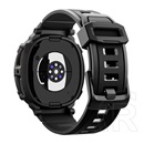 Spigen Samsung Galaxy Watch 8 44mm (SM-L335) rugged armor pro pótszíj ( szilikon, ütésállóság + szilikon keret) fekete