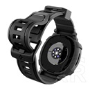 Spigen Samsung Galaxy Watch 8 44mm (SM-L335) rugged armor pro pótszíj ( szilikon, ütésállóság + szilikon keret) fekete