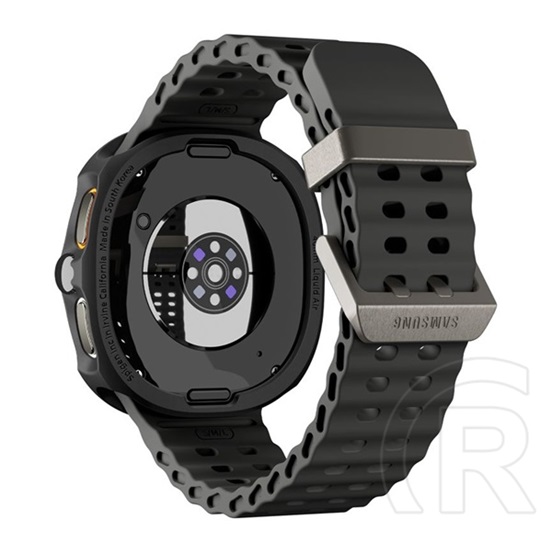 Spigen Samsung Galaxy Watch 8 eSIM 40mm (SM-L325)  liquid air szilikon óra keret (ütésállóság) fekete