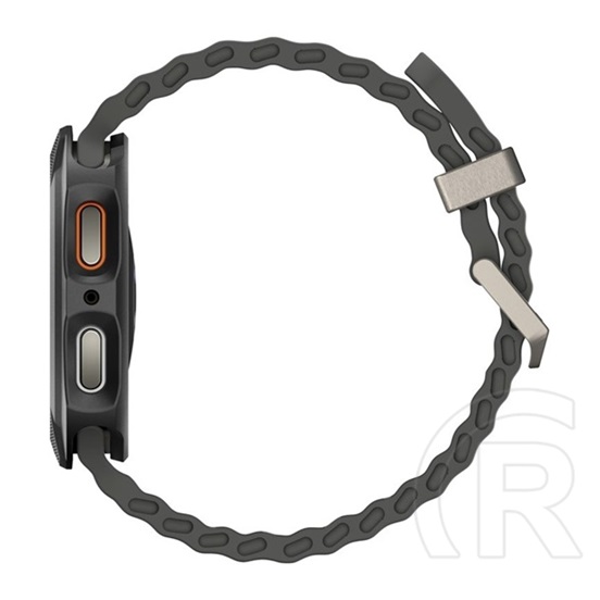 Spigen Samsung Galaxy Watch 8 eSIM 40mm (SM-L325)  liquid air szilikon óra keret (ütésállóság) fekete