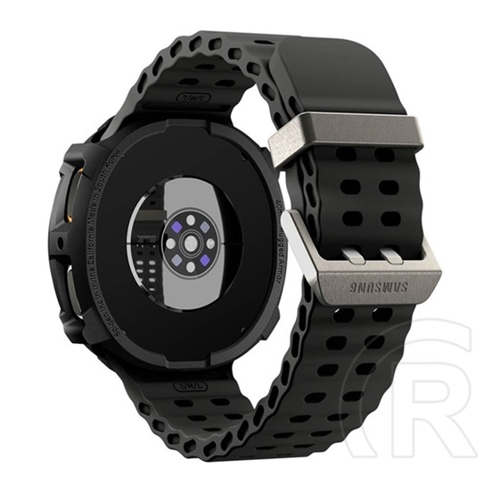 Spigen Samsung Galaxy Watch 8 eSIM 40mm (SM-L325) rugged armor műanyag óra keret (ütésállóság) fekete