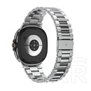 Spigen Samsung Galaxy Watch 8 eSIM 44mm (SM-L335) modern fit pótszíj (egyedi méret, fém) ezüst