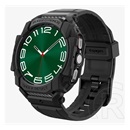 Spigen Samsung Galaxy Watch Ultra 47mm rugged armor pro pótszíj (egyedi méret, ütésálló + szilikon keret) fekete