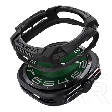 Spigen Samsung Galaxy Watch Ultra eSIM 47mm (SM-L705) rugged armor műanyag óra keret (ütésállóság) fekete