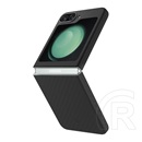 Spigen Samsung Galaxy Z Flip5 5G (SM-F731) airskin pro szilikon telefonvédő (ütésállóság, karbon minta) fekete