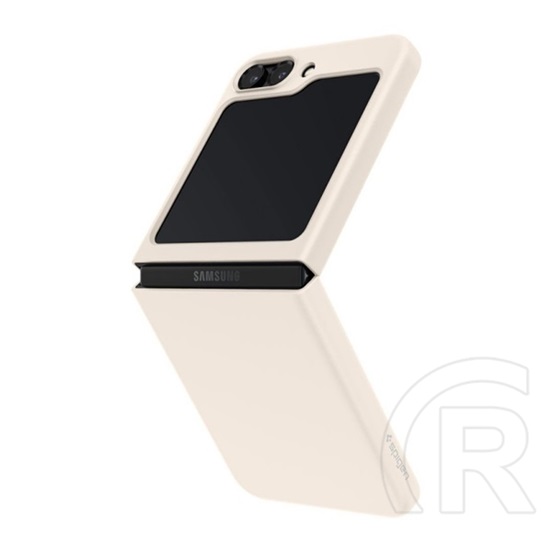 Spigen Samsung Galaxy Z Flip5 5G (SM-F731) airskin szilikon telefonvédő (közepesen ütésálló) bézs
