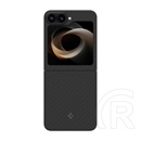 Spigen Samsung Galaxy Z Flip6 5G (SM-F741) Spigen airskin szilikon telefonvédő (ütésállóság, karbon minta) fekete