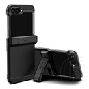 Spigen Samsung Galaxy Z Flip6 5G (SM-F741) Spigen tough armor telefonvédő (szilikon keret, ütésálló, kitámasztó) fekete