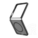 Spigen Samsung Galaxy Z Flip7 (SM-F766) Spigen capella  (ütésálló, légpárnás keret, matt, magsafe) fekete/ezüst