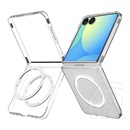 Spigen Samsung Galaxy Z Flip7 (SM-F766) airskin szilikon telefonvédő (ütésállóság, karbon minta, magsafe) fehér