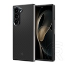 Spigen Samsung Galaxy Z Fold6 (SM-F956) airskin szilikon telefonvédő (ütésállóság, karbon minta) fekete