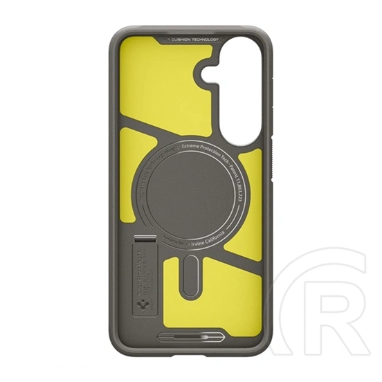Spigen Samsung S26 FE tough armor mag műanyag telefonvédő (ütésállóság, kitámasztó, magsafe) sötétszürke