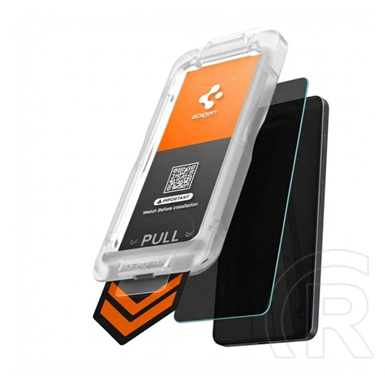 Spigen Samsung S26 glass tr ez fit pro hd védő üveg 2db (2.5d, tokbarát, betekintés ellen, 9h + segédkeret) átlátszó