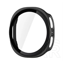 Spigen Samsung Watch 9 eSIM 44mm  thin fit 360 műanyag óra keret (ütésállóság, 360° védelem + üveg) fekete