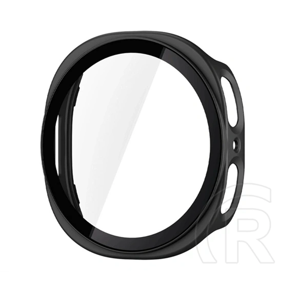 Spigen Samsung Watch 9 eSIM 44mm  thin fit 360 műanyag óra keret (ütésállóság, 360° védelem + üveg) fekete