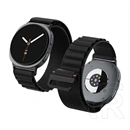 Spigen Samsung Watch 9 eSIM 44mm  wbf1 pótszíj (egyedi méret, textil, állítható) fekete