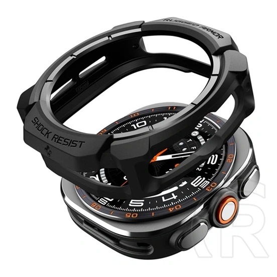 Spigen Samsung Watch Ultra 2 eSIM 47mm rugged armor műanyag óra keret (ütésállóság) fekete