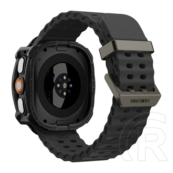 Spigen Samsung Watch Ultra 2 eSIM 47mm rugged armor műanyag óra keret (ütésállóság) fekete