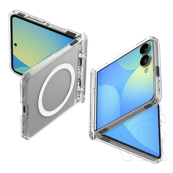 Spigen Samsung Z Flip8 ultra hybrid mag műanyag telefonvédő (ütésállóság, légpárnás keret, magsafe) átlátszó