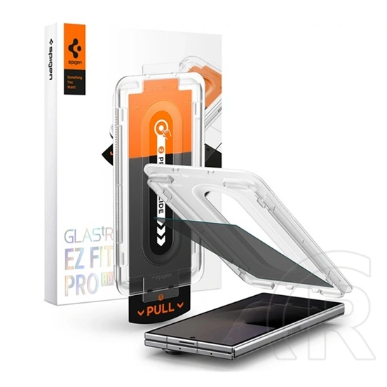 Spigen Samsung Z Fold8 Ultra  glass tr ez fit pro hd képernyőüveg (2.5d, betekintés védelem, 9h + segédkeret) átlátszó