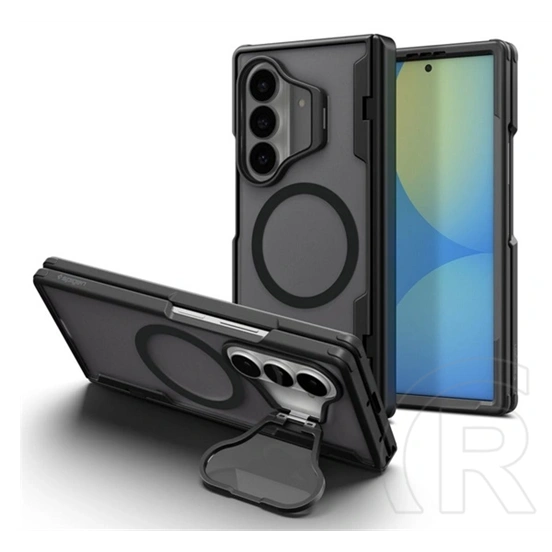 Spigen Samsung Z Fold8 Ultra optik armor pro mag szilikon telefonvédő (kameravédő, magsafe) fekete