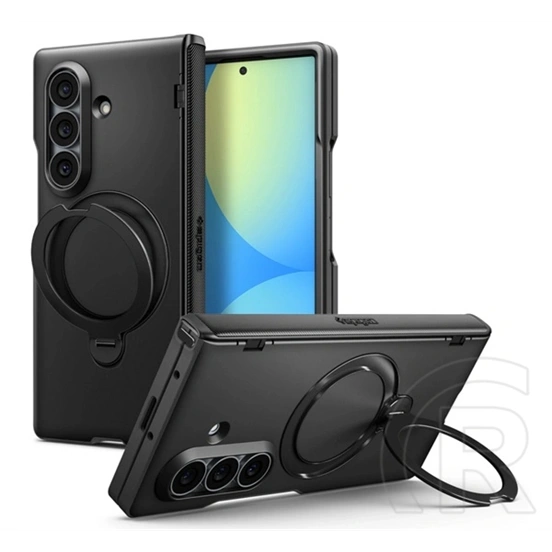 Spigen Samsung Z Fold8 Ultra slim armor pro s mag védő (ütésálló, műanyag hátlap, teljes védelem, magsafe) fekete