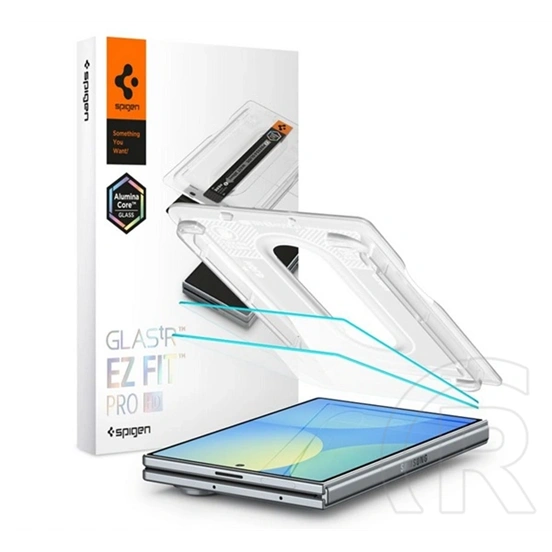 Spigen Samsung Z Fold8 glass tr ez fit pro hd képernyőüveg 2db (2.5d, tokbarát, ultravékony, 9h + segédkeret) átlátszó