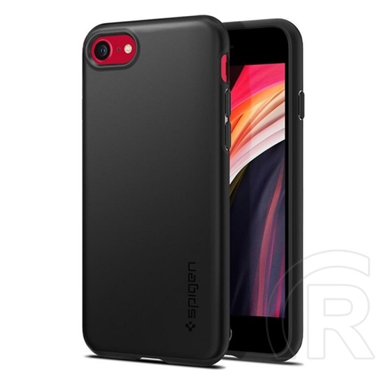 Spigen Thin Fit Pro Apple iPhone SE (2022) műanyag telefonvédő (matt, ultravékony) fekete