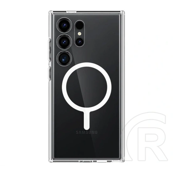 Spigen Ultra Hybrid Mag műanyag telefonvédő (ütésállóság, légpárnás keret, MagSafe, átlátszó)