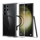 Spigen Ultra Hybrid Mag műanyag telefonvédő (ütésállóság, légpárnás keret, MagSafe, fekete)