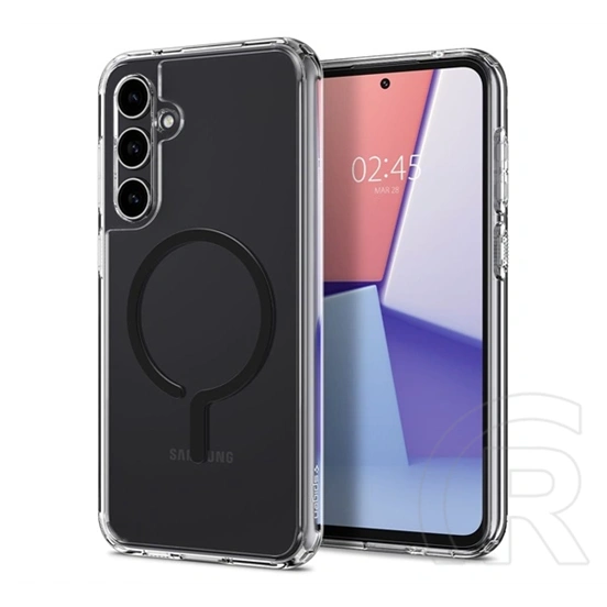 Spigen Ultra Hybrid Mag műanyag telefonvédő (ütésállóság, légpárnás keret, magsafe, fekete)