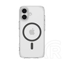 Spigen Ultra Hybrid Magfit Apple iPhone 17 tok, MagSafe, Clear Graphite, szürke