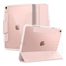 Spigen Ultra Hybrid Pro Apple IPAD Air 2020 (Air 4) tok álló (Flip, oldalra nyíló, TRIFOLD asztali tartó funkció) rozé