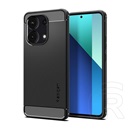 Spigen Xiaomi Redmi Note 13 4G rugged armor szilikon telefonvédő (ütésállóság, légpárnás sarok, karbon minta) fekete