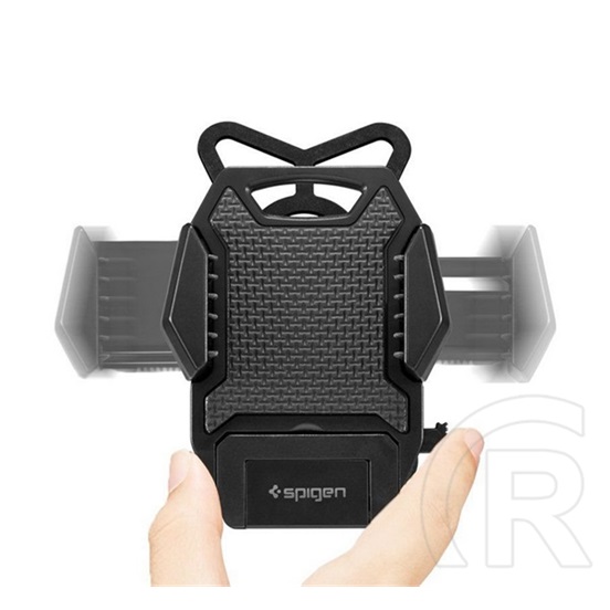 Spigen a251 kerékpáros telefontartó (360°-ban forgatható, kormányra rögzíthető, univerzális) fekete
