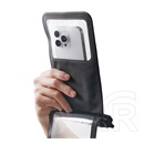 Spigen a603 vízhatlan/vízálló tok, aqua (univerzális, ipx8, nyakba akasztható, 2 zseb, 6.8" méret) fekete