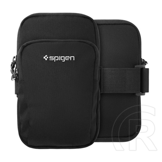 Spigen a702 tok álló (univerzális, sport, karpánt, vízálló, 6.9" méret) fekete