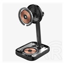 Spigen arcfield asztali töltőállvány 2in1 (15w, wireless, airpods töltő, led jelzés, qi2) fekete