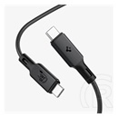 Spigen arcwire pb2203 adatkábel (type-c - type-c, 240w, pd gyorstöltő, 120cm) fekete