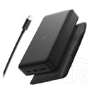 Spigen ea3030 vésztöltő usb+2 type-c aljzat (30000mah, 30w, pd gyorstöltő, led jelzés + type-c kábel) fekete